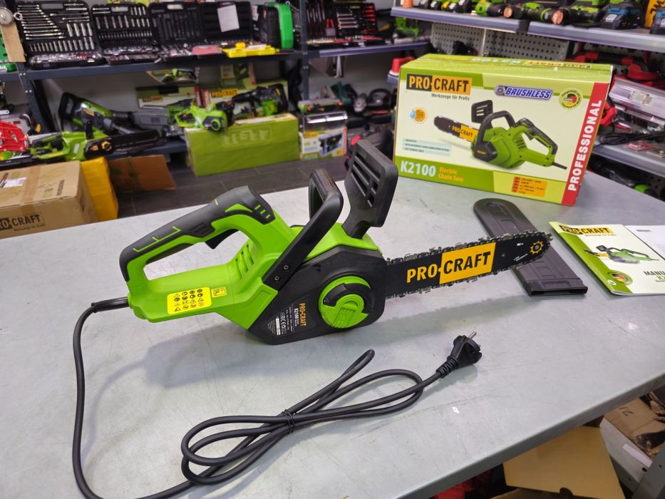 Бесщеточная Цепная Пила Procraft K2100 2,8кг 300мм Шина Гарантия 36мес