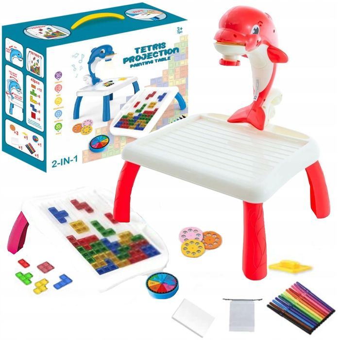 Projektor Do Rysowania Stolik Delfin Tetris 200-1C