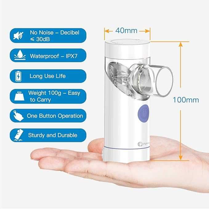 Przenośny inhalator MESH Nebulizer NebSmart Dzieci Dorosły Cichy 213