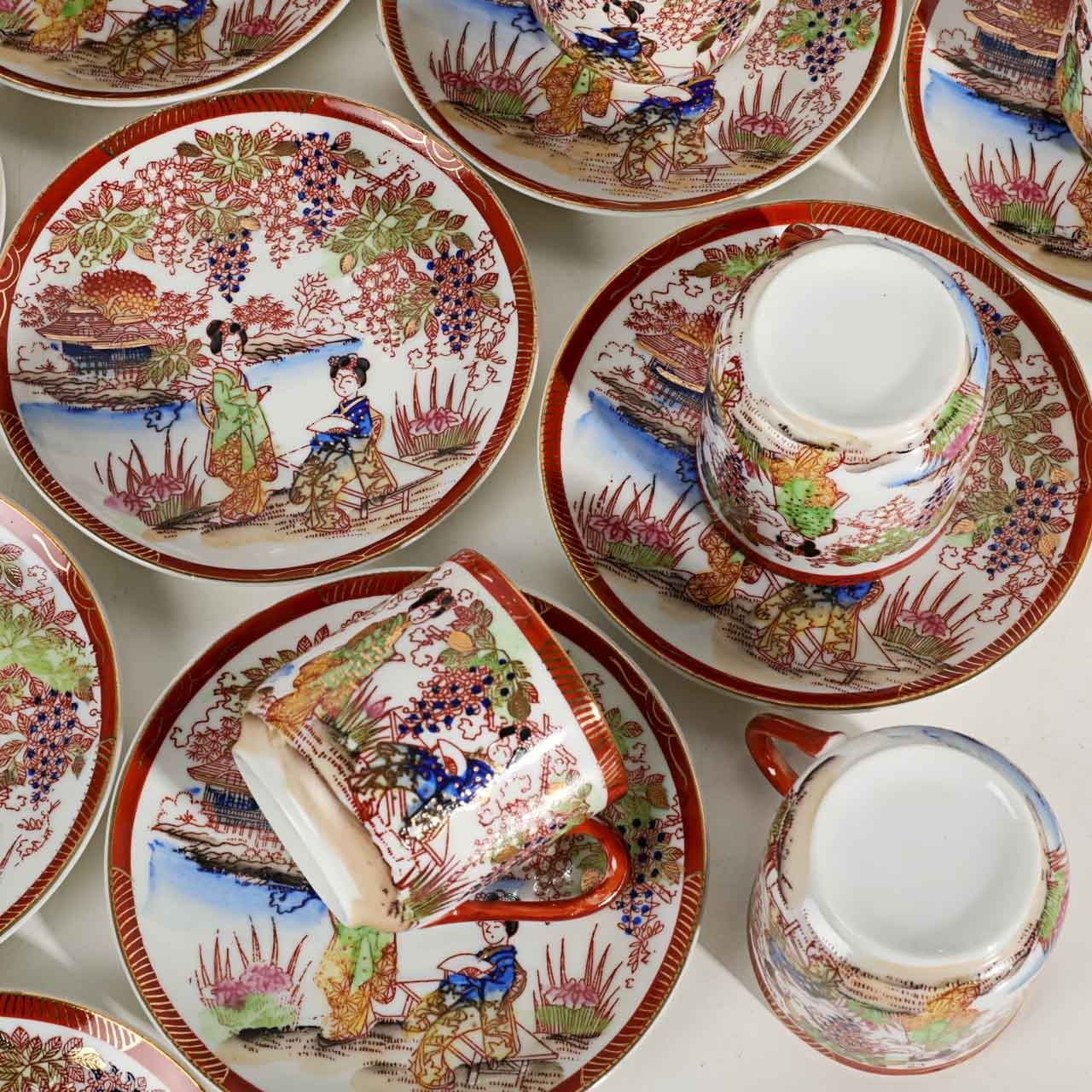 Serviço de Café em Porcela Oriental