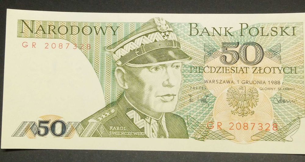 Nota da Polónia 50 zlotych