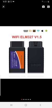 Elm327 FULL 1.5 pro автосканер wifi ios obd2 елм 327 сканер