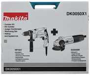 Makita Zestaw Combo DK0050X1 Szlifierka GA5030R + Wiertarka HP1631