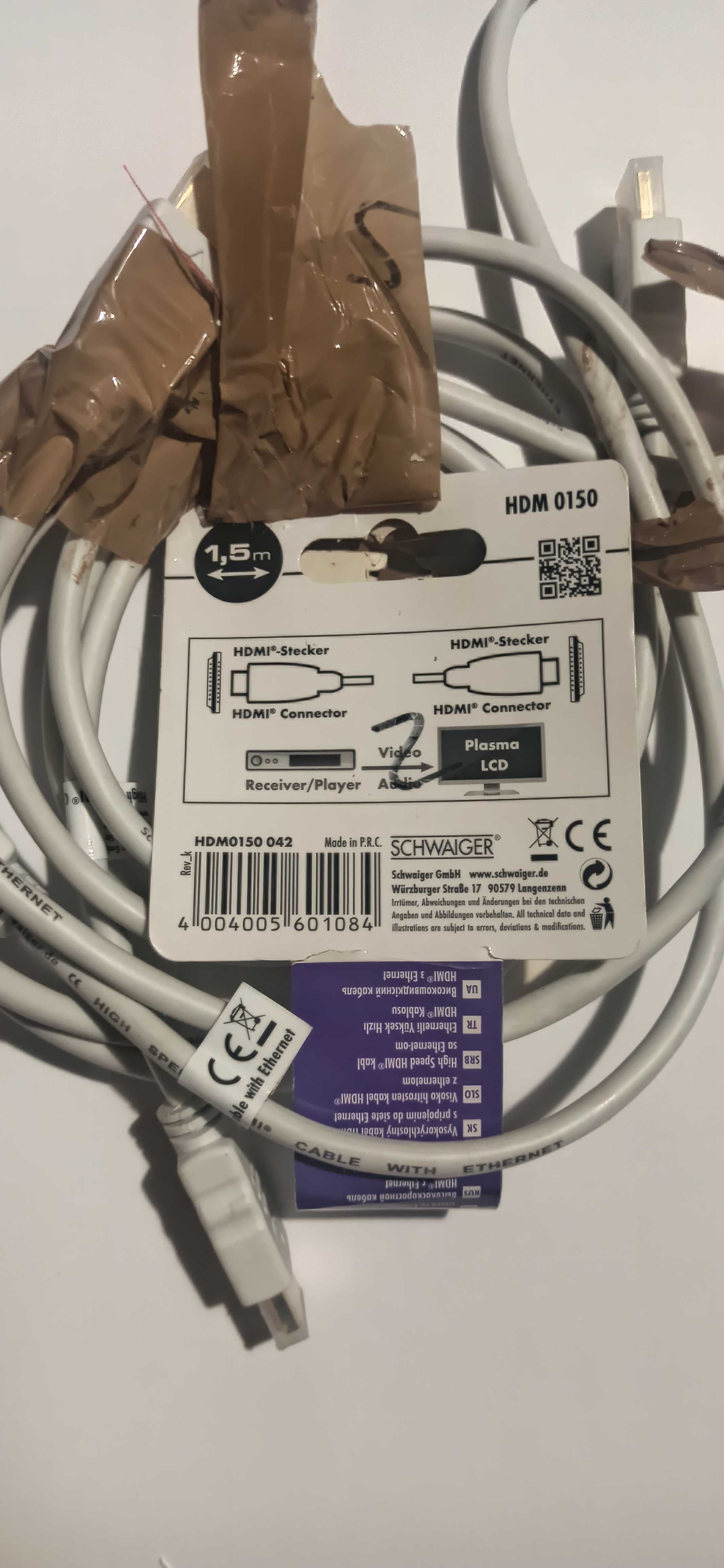 Kabel HDMI 1,5 metra szybki