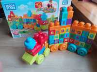 Klocki pociąg ABC Mega Bloks Fisher Price