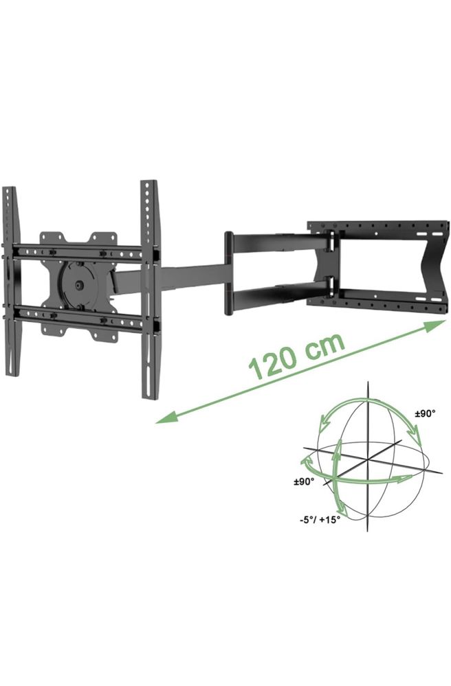 Suporte TV Novo - XTRARM TiTon 120 cm Distância à parede