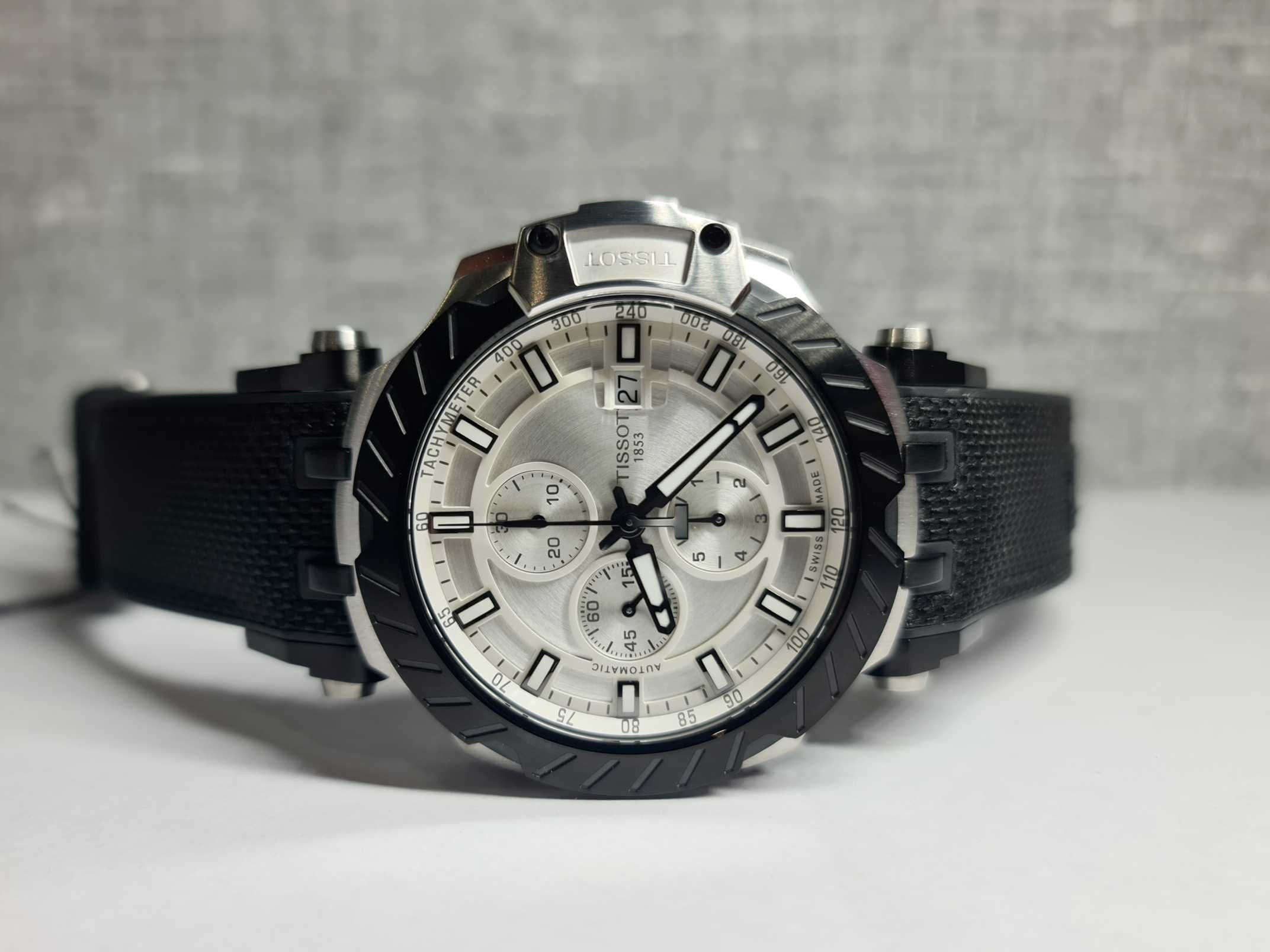 Чоловічий годинник часы Tissot T-Race 48мм Automatic Chronograph новий