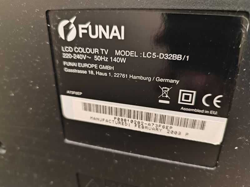 Telewizor FUNAI uszkodzony