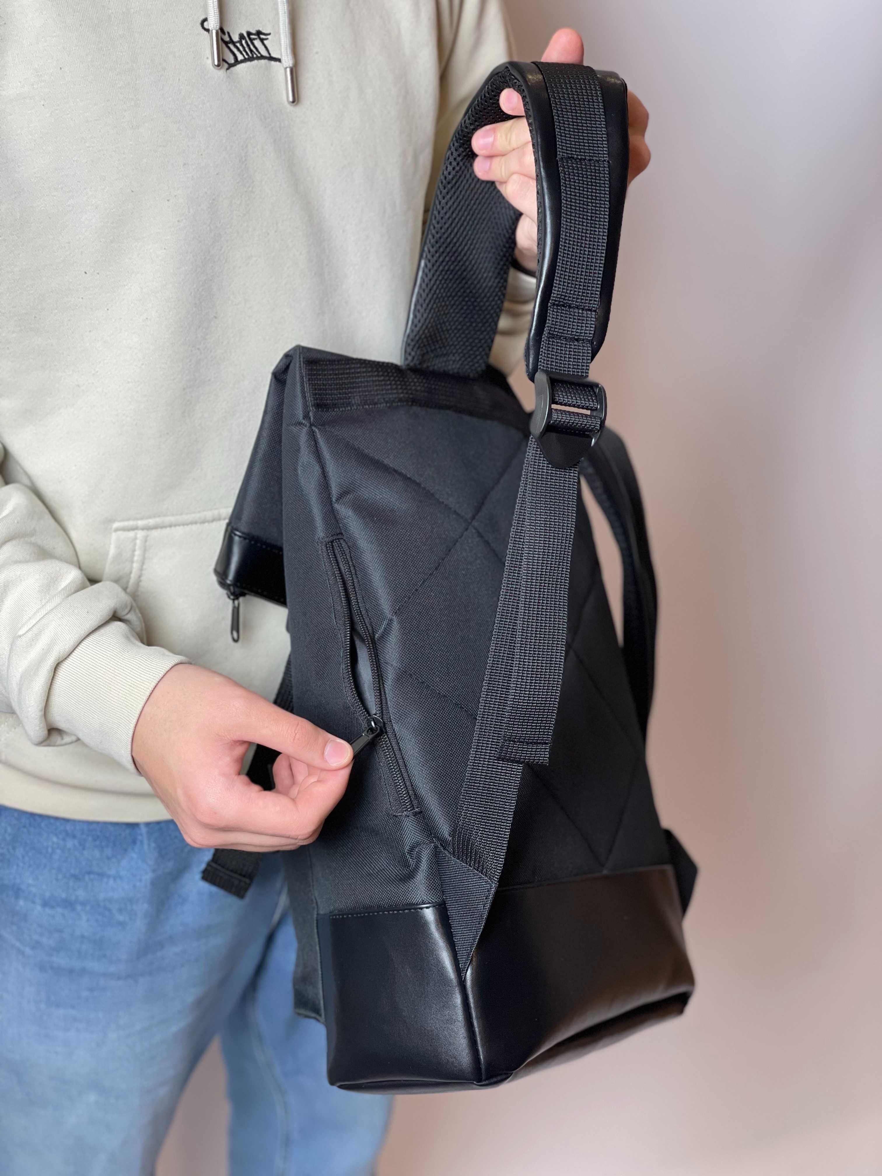Унисекс рюкзак Rolltop | Мужской, детский, школьный рюкзак Роллтоп
