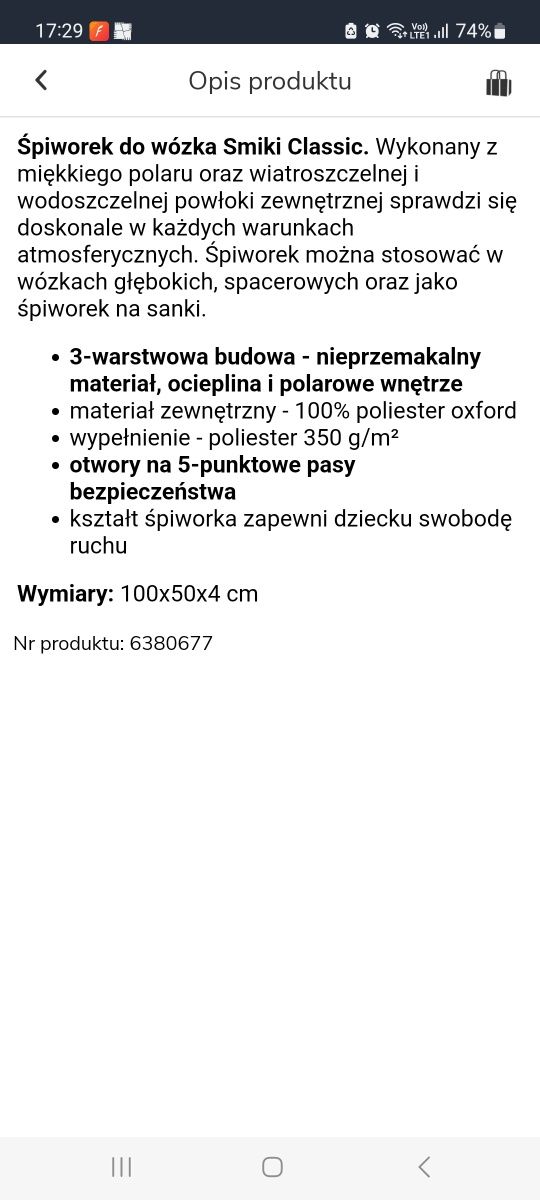 Śpiwór jesienno-zimowy
