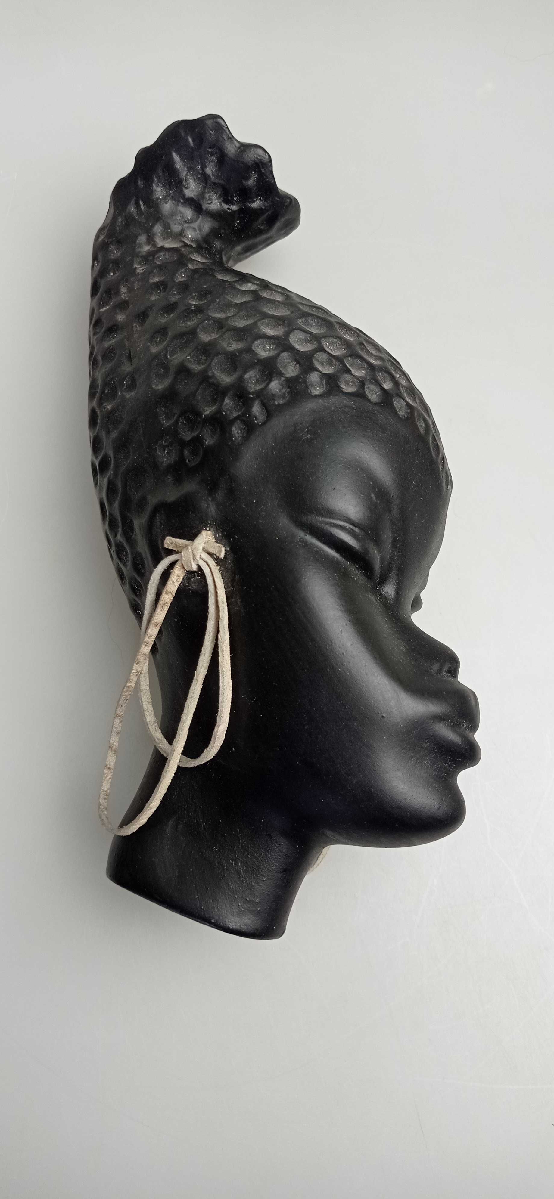 Afrykańska Głowa Kobiety - ceramiczna - Kenia
