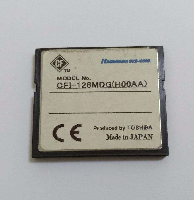 Cartão CF compact flash 128 MB compactflash Toshiba portes grátis
