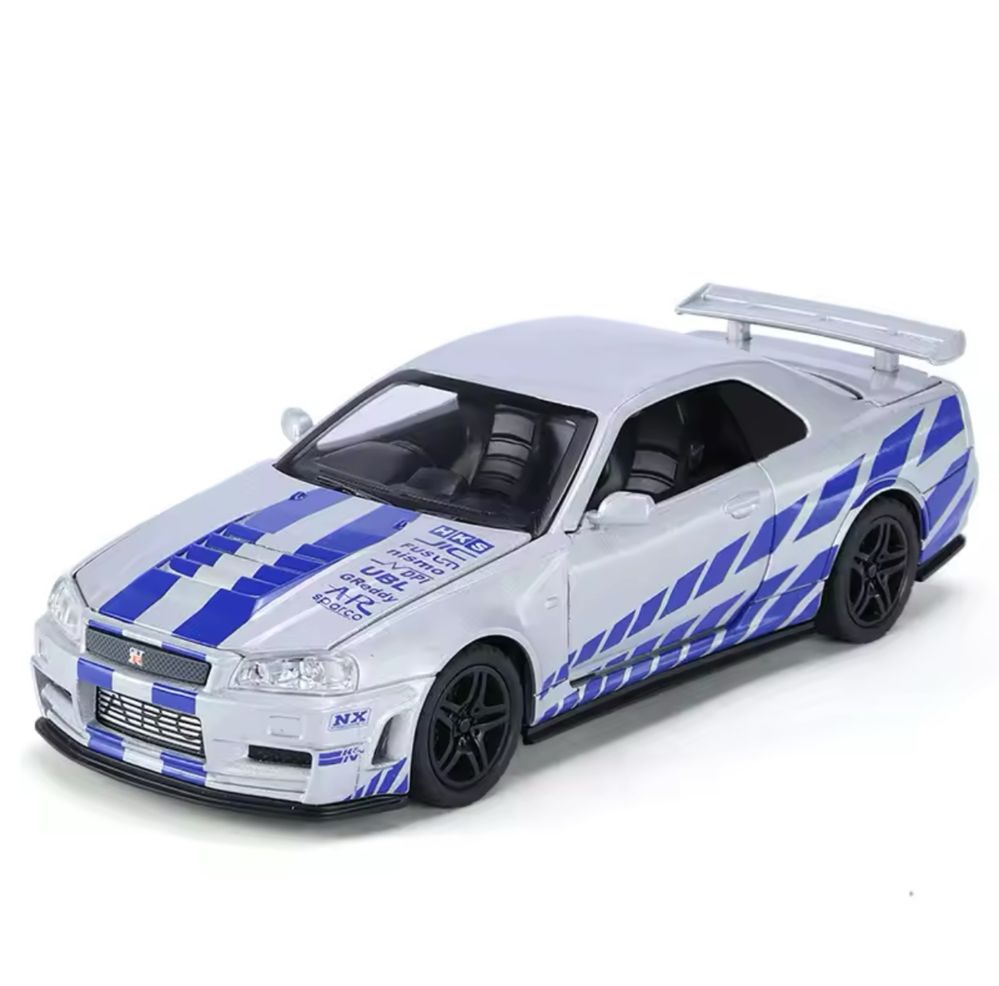 Autko Skyline GTR R34 Dekoracja Zabawka Prezent świąteczny Chłopiec