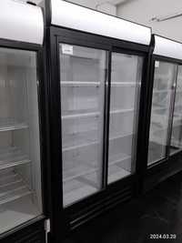 Холодильный шкаф-витрина двухдверная, раздвижная  INTER -950Т Ш-0,9СКР
