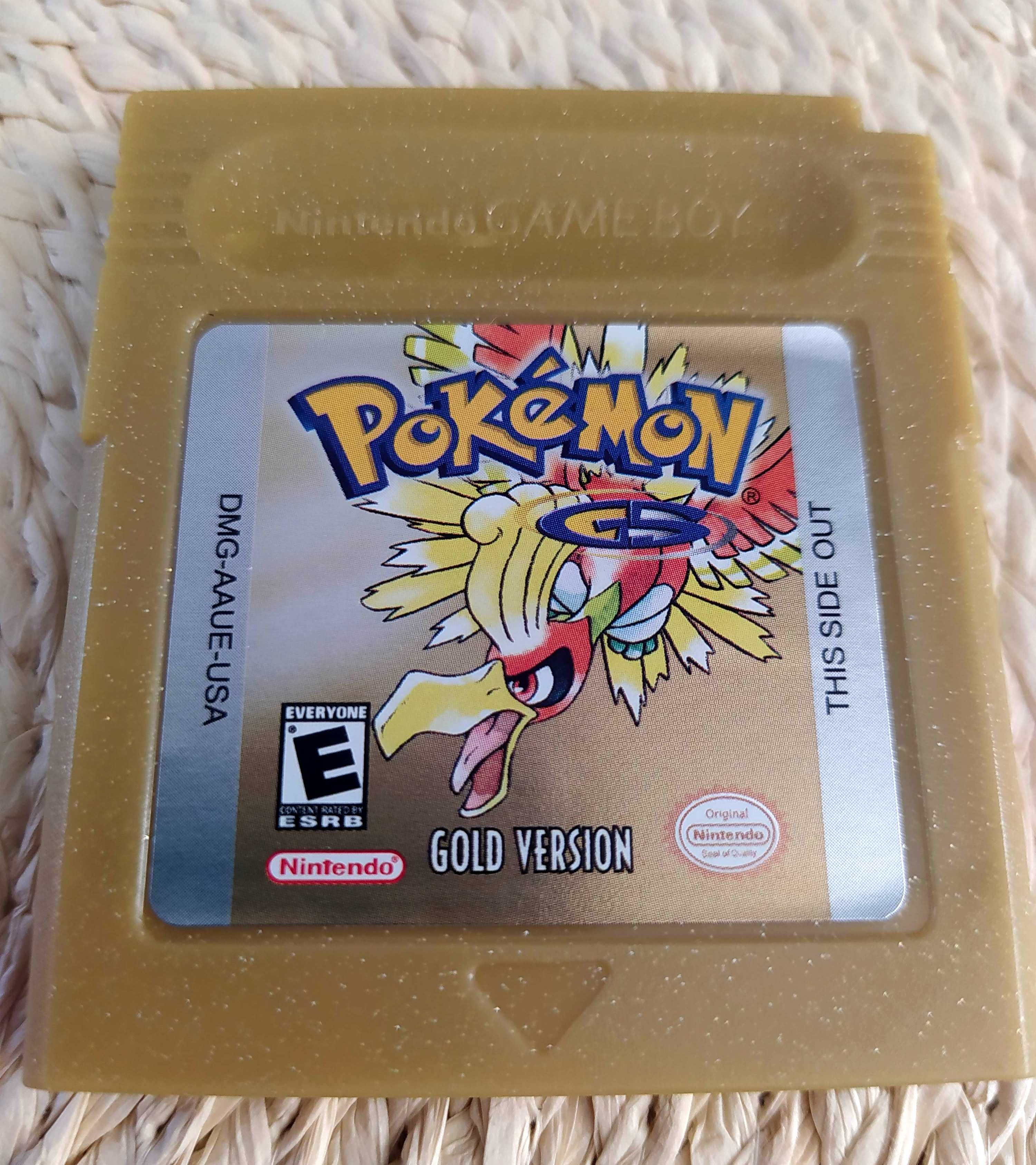 POKEMON Gameboy GOLD Color/Advance/Sp/Pocket - Wysyłka do 3 h NOWA