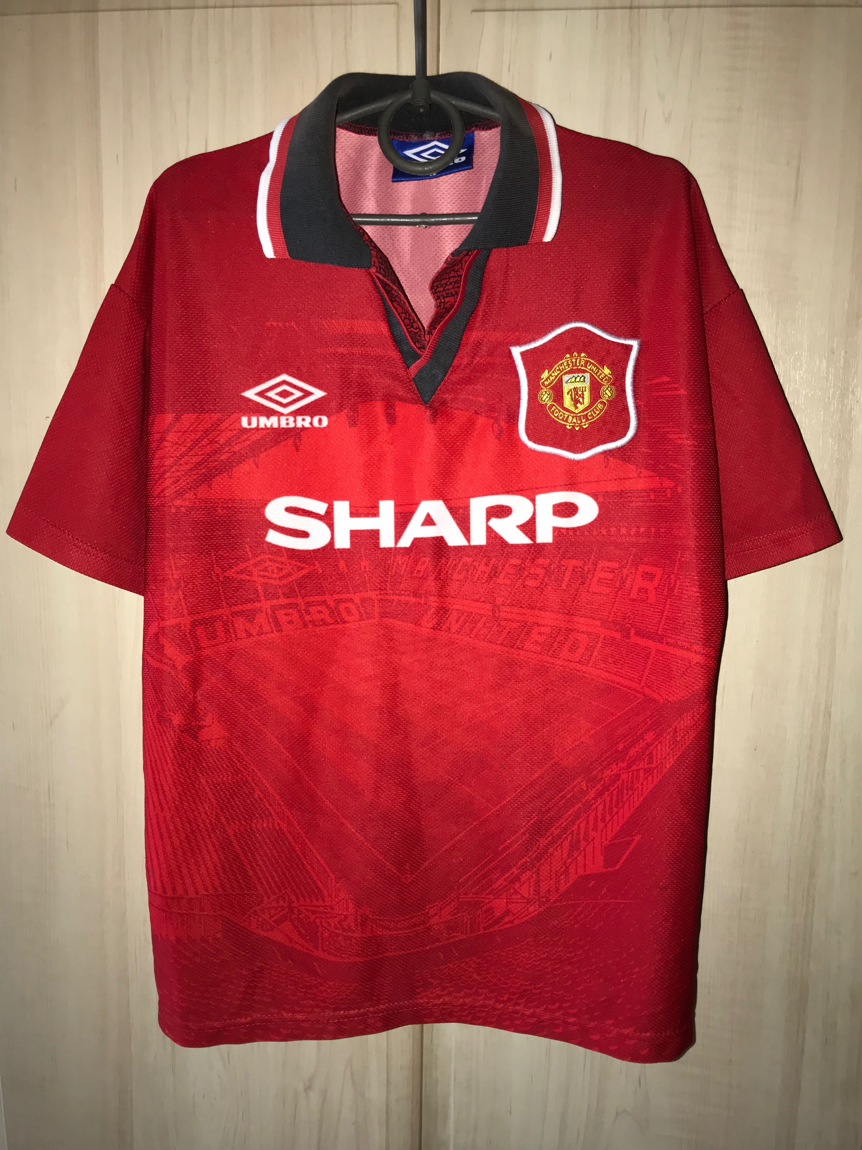 Винтажная футбольная футболка Umbro Manchester United FC 1994/96