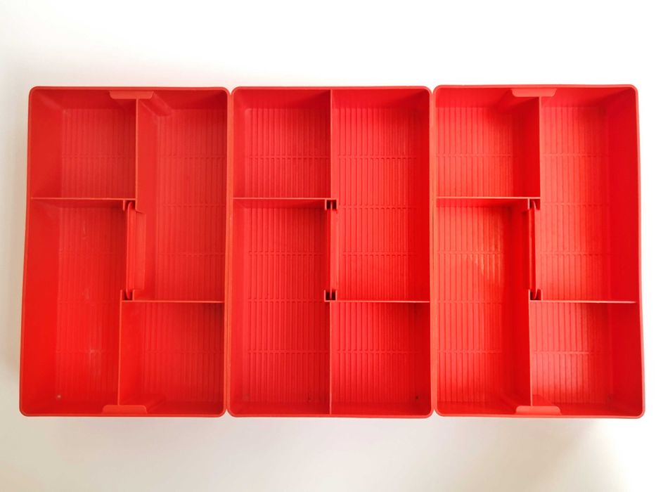 3 Caixas arrumação Lego vintage modelo 791-1 de 1972