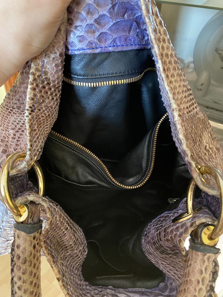 Кожаная сумка питон оригинал Louis Vuitton