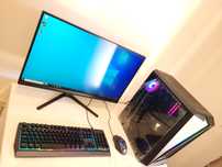 SETUP Gaming Ryzen 5 | Monitor 27 Full HD 180 Hz 1 MS | Periféricos