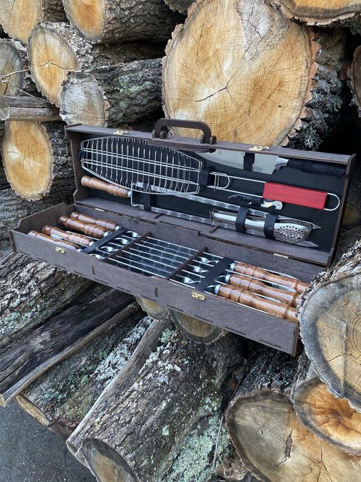 Подарунковий набір шампурів Подарунок чоловіку