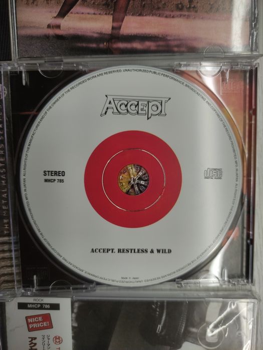 CD диски  Accept ,  Judas Priest