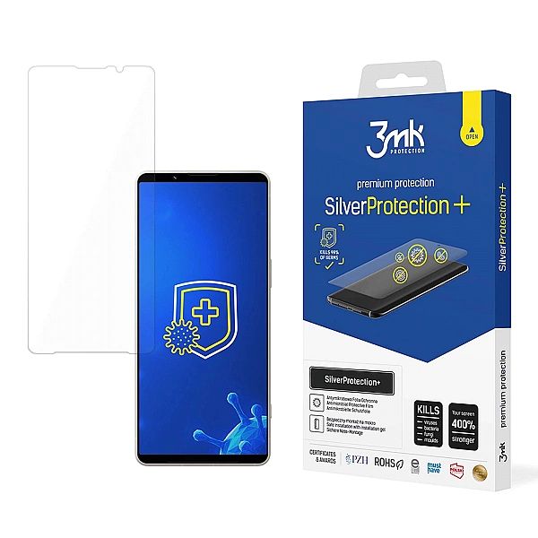 Folia ochronna antybakteryjna 3mk SilverProtection+ na Sony Xperia 1 V