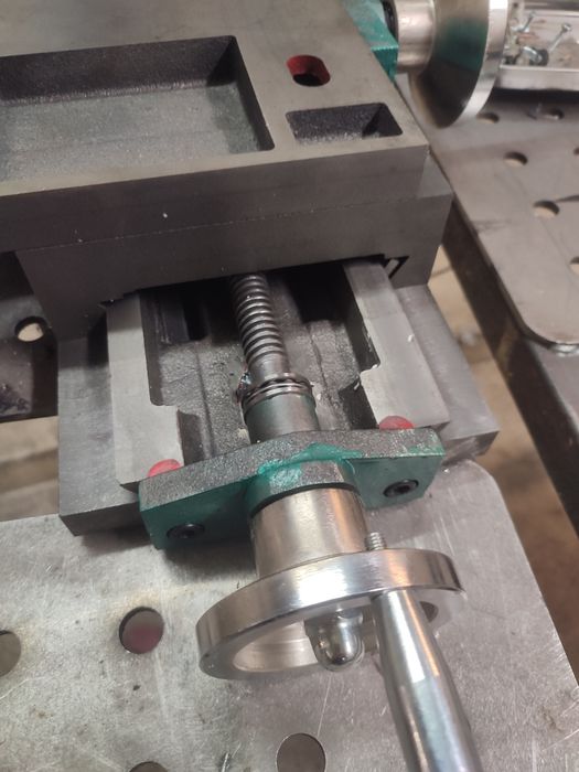 Stół krzyżowy do wiertarki stołowej masywny 25 kg