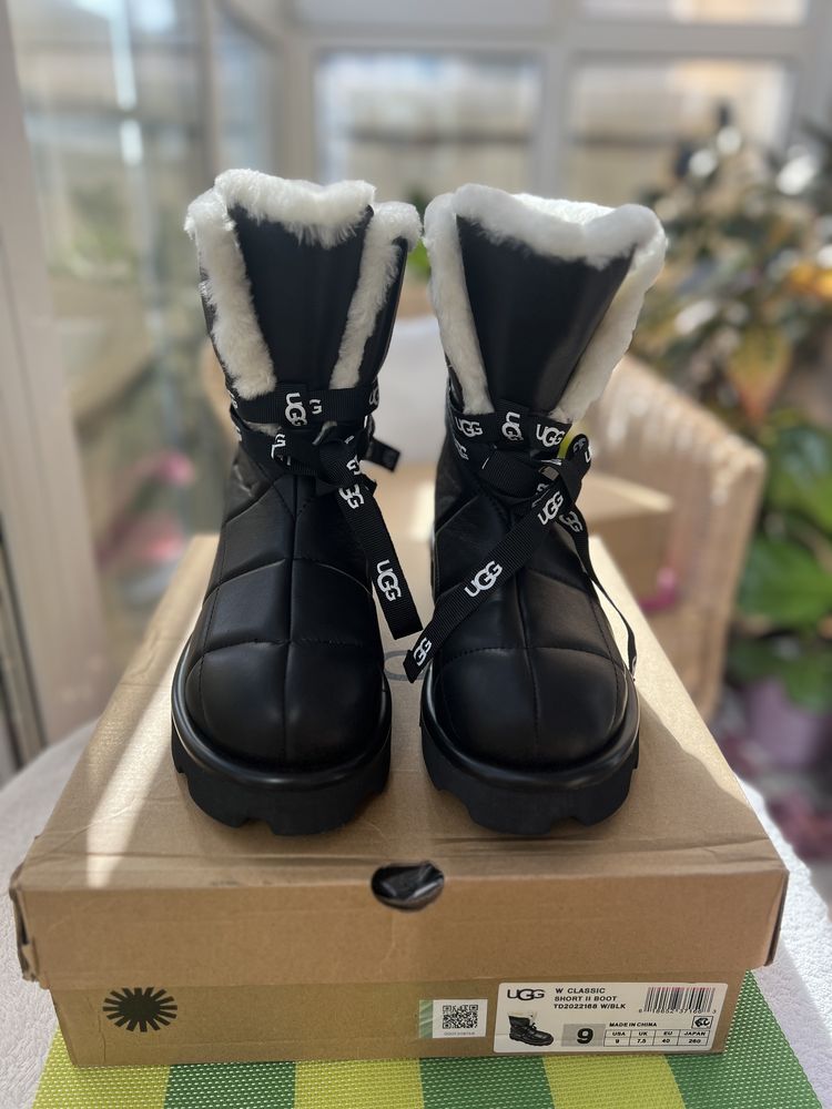 подарунок ботинки сапоги натуральна шкіра хутро ugg уггі add