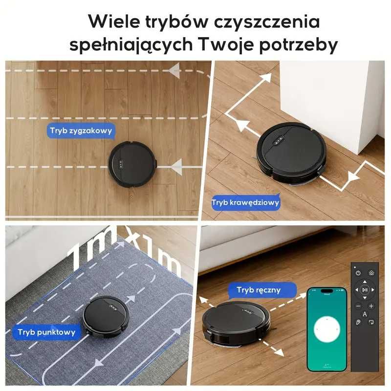 odkurzacz  robot sprzątający inteligentny aplikacja na smartfona