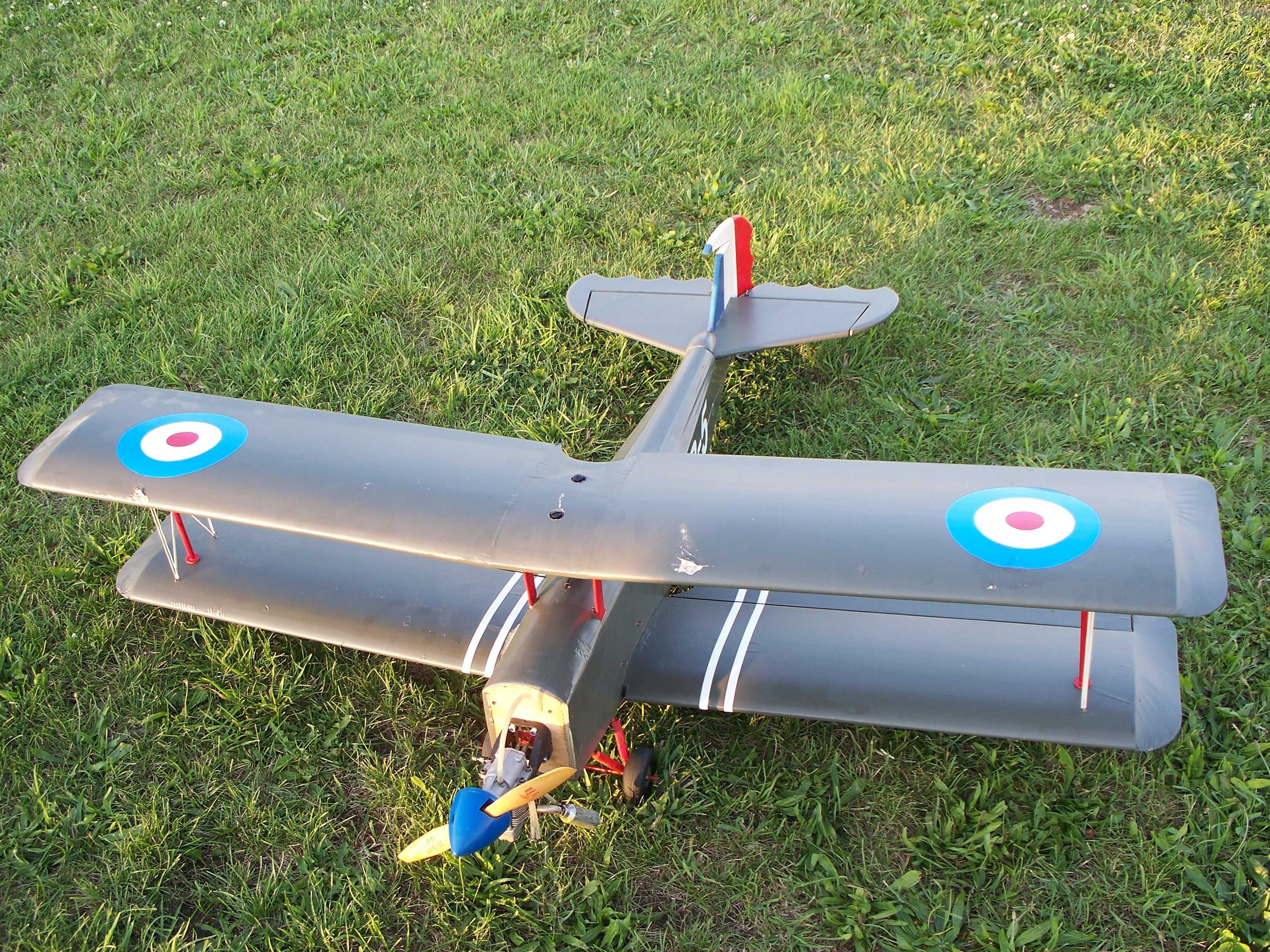 Model dwupłatowca  "Bies"