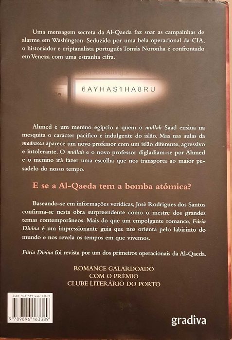 Livro - Fúria Divina - José Rodrigues dos Santos