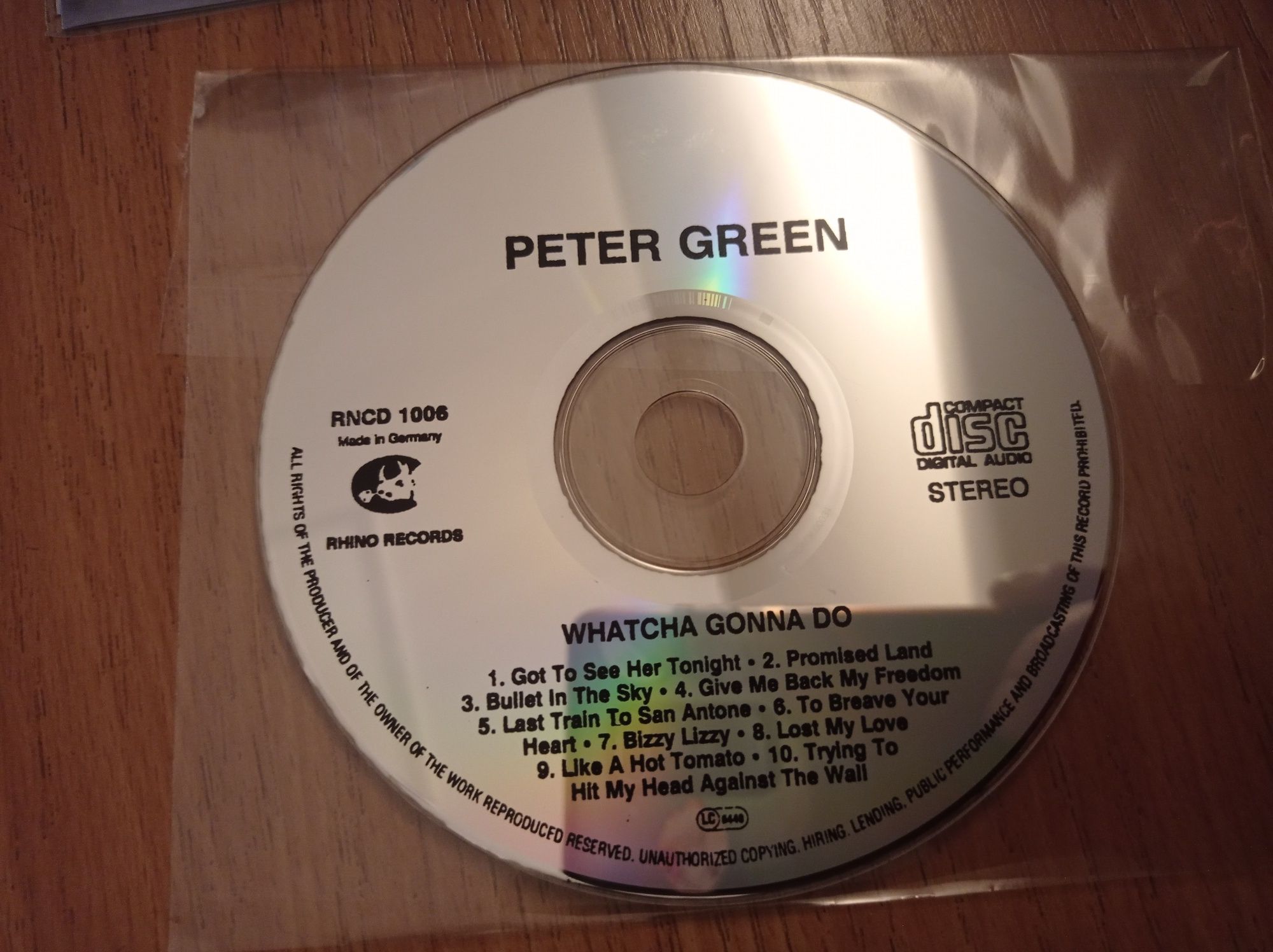 Peter Green - Wysycha gonna do