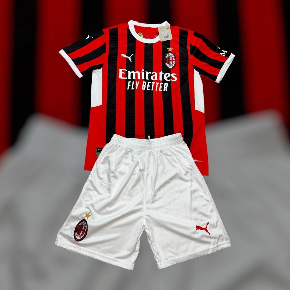 Koszulka i spodenki pilkarskie puma ac milan M nowe z metka