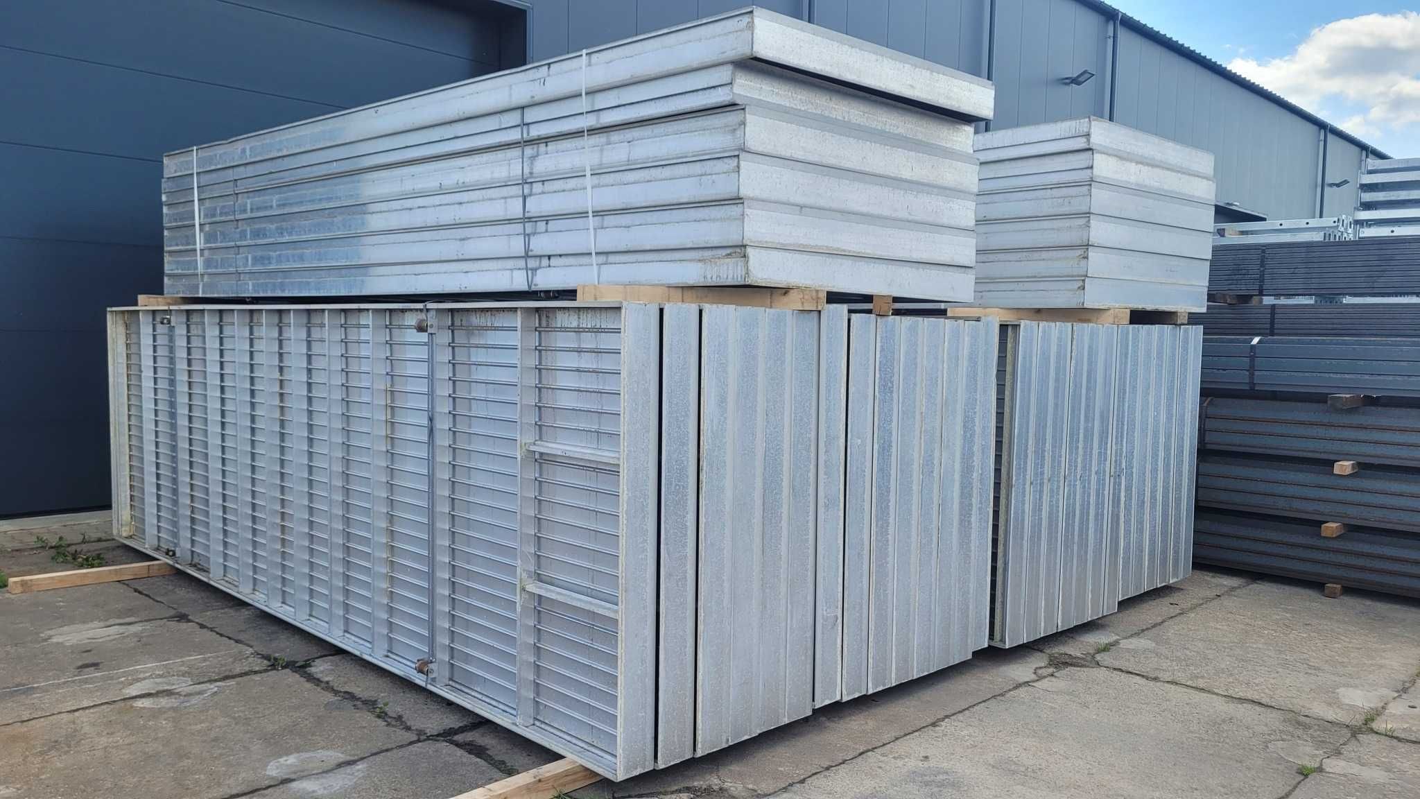 Stoły zalewowe 1,65x5,7m z wkładem aluminiowym, uprawowe, ogrodnicze