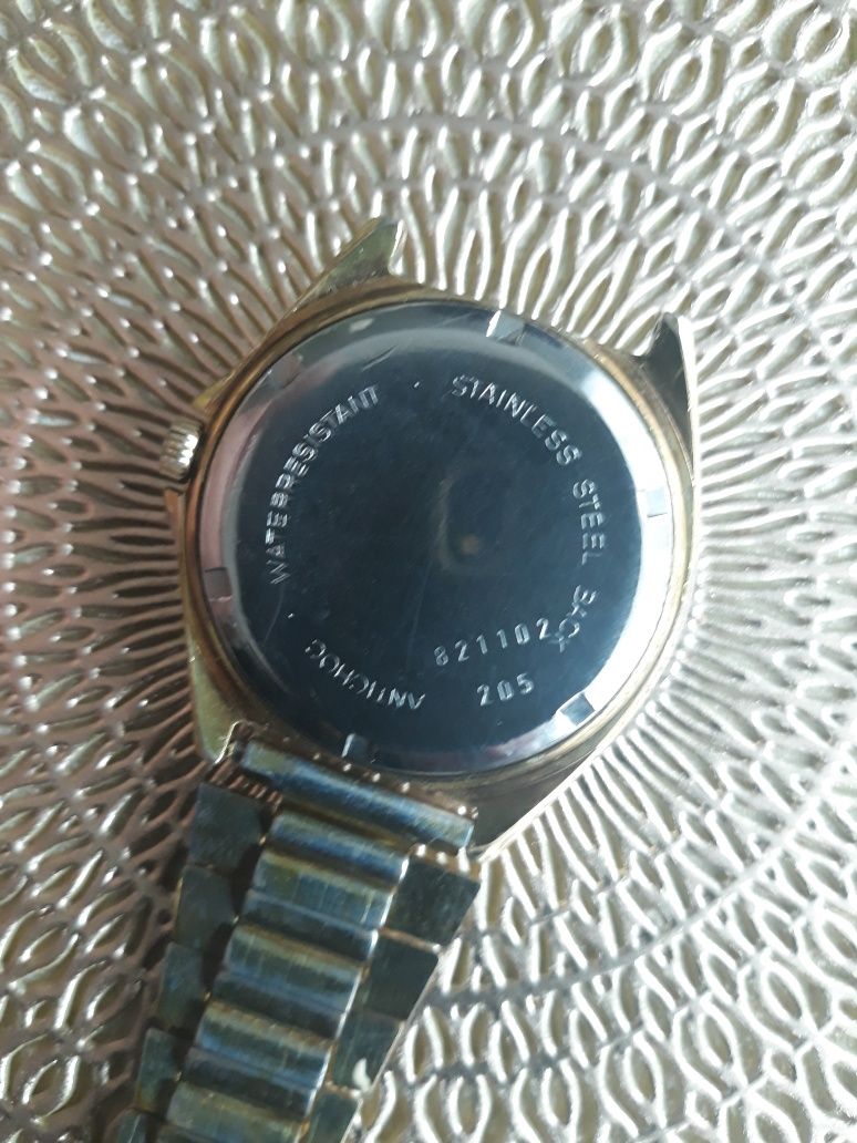 Zegarek męski mechaniczny DUGENA17j.Troupier.SWISS,XL 38mm. spr.