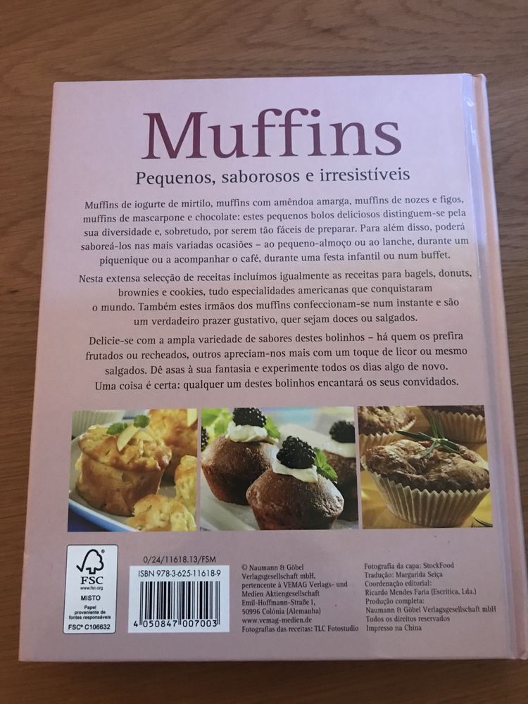 Livro Muffins - pequenos, saborosos e irresistiveis