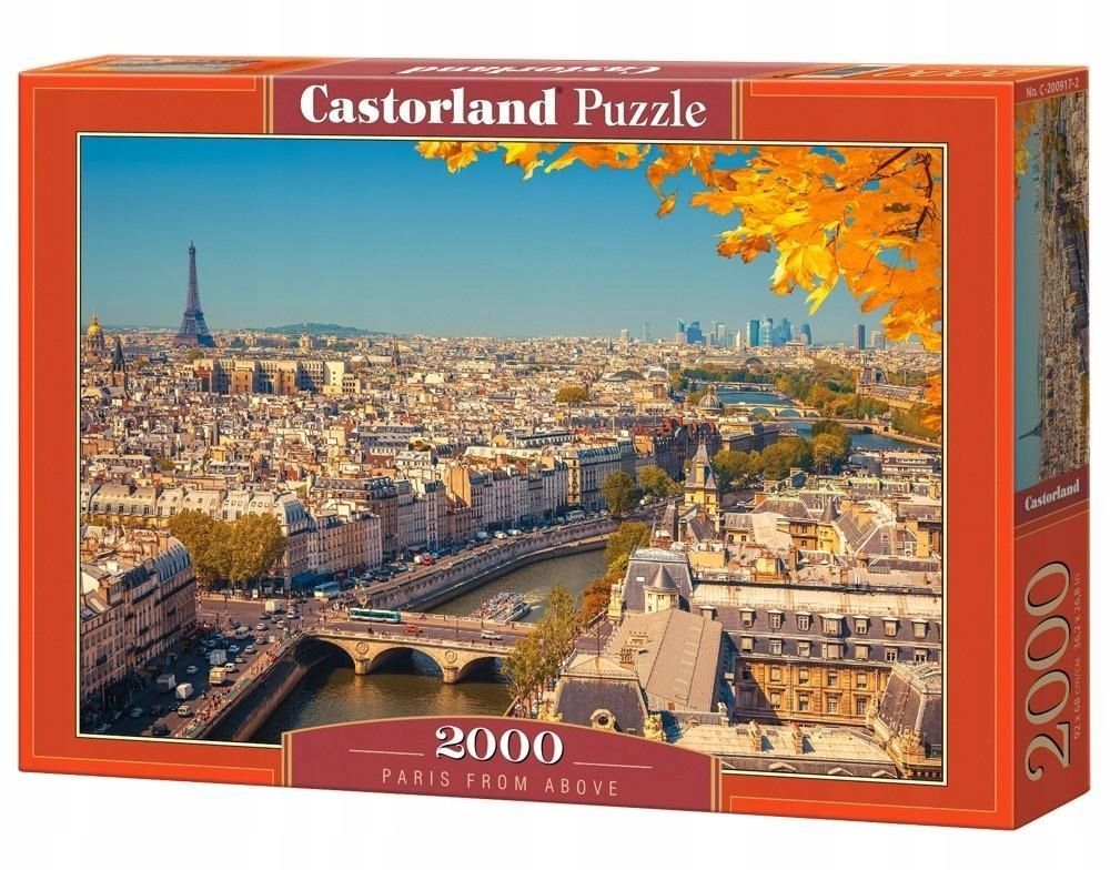 Puzzle 2000 Paris From Above, Castorland