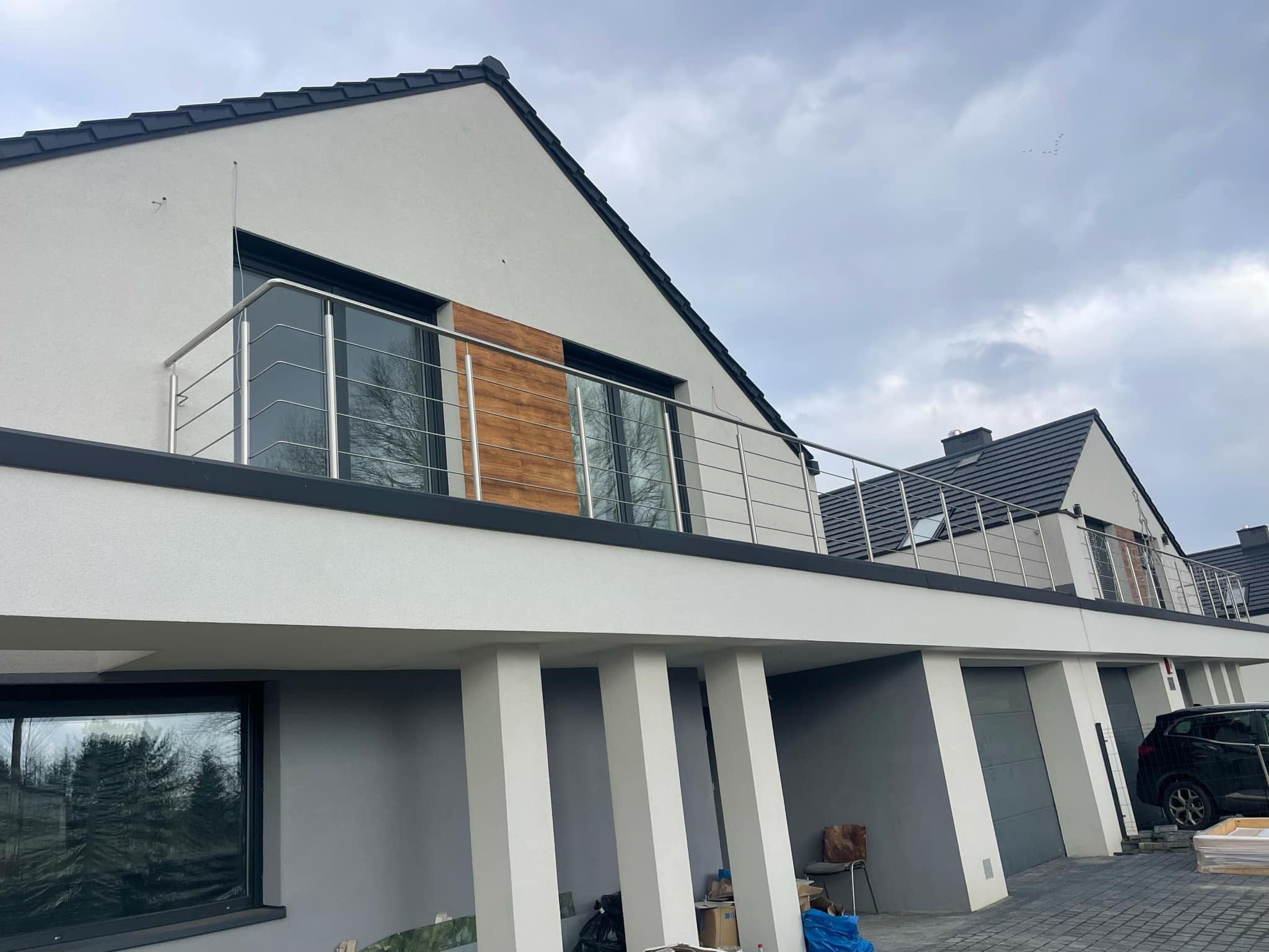Balustrady nierdzewne zabezpieczenia okienne