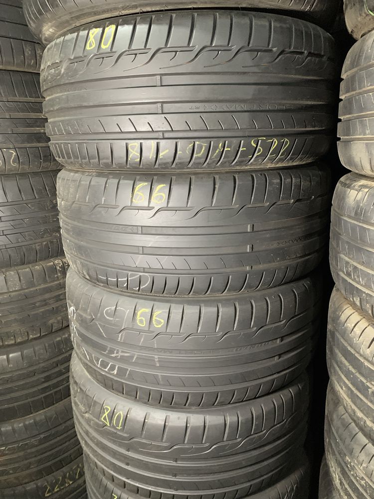 Шины  б/у лето 225/40 18 Dunlop sport maxx RT