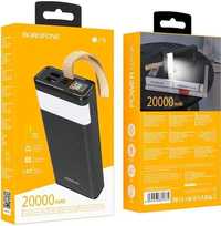 Повербанк BOROFONE BJ18-20000мАч Power Bank з цифровим дисплеєм, ліхта