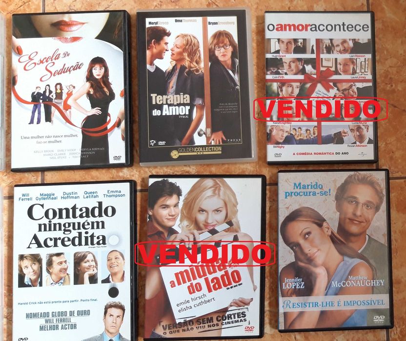 Filmes, Movies romântico em formato DVD