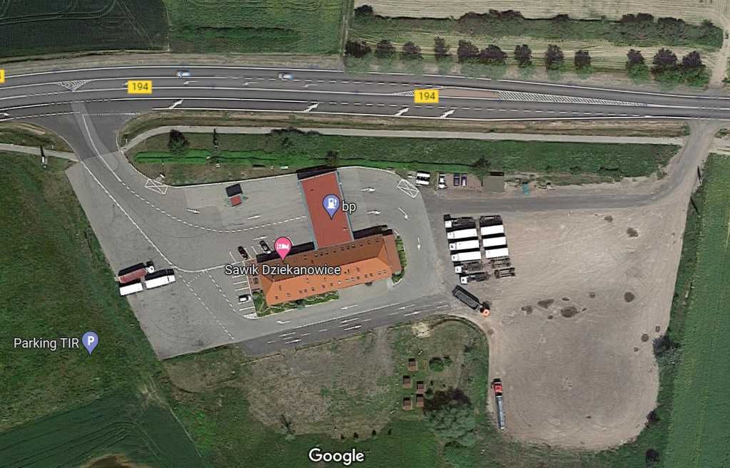 Wynajmę plac parking TIR osobowy+zaplecze biurowe,droga 194 Gniezno S5