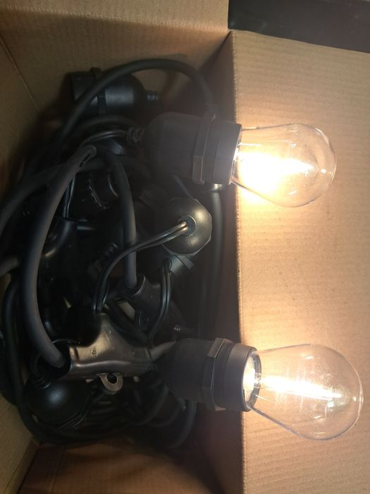 Grinalda de exterior com 10 lâmpadas