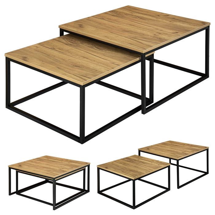 Stolik kawowy 2w1 loftowy