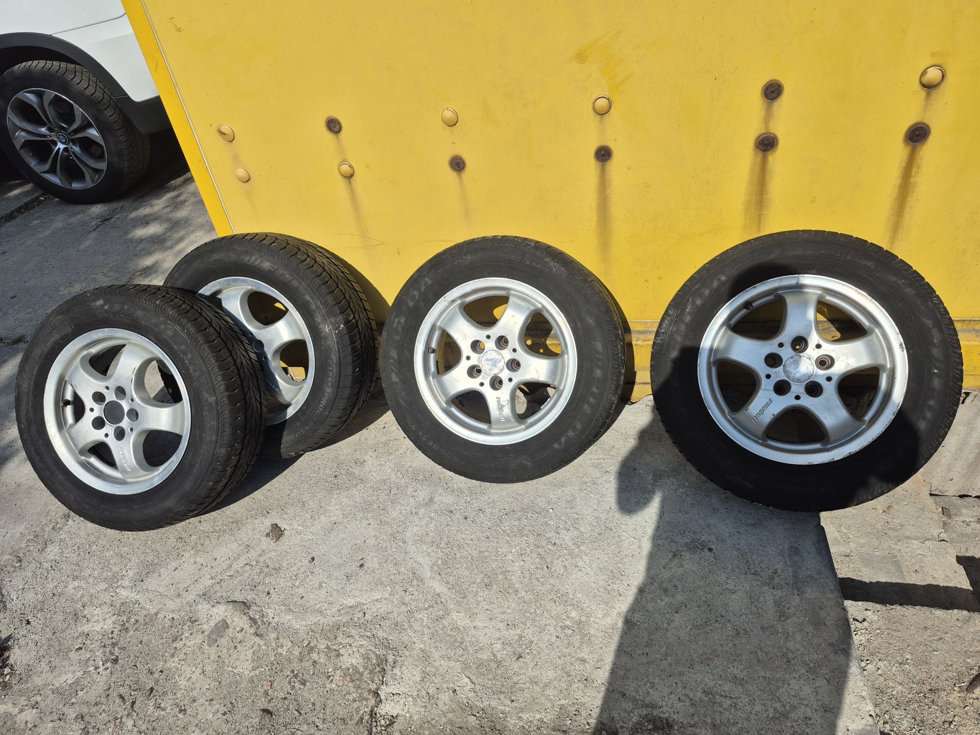 Диски R15 5/112 с летней резиной