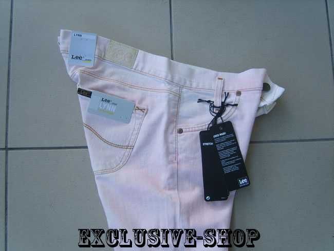 Spodnie damskie Lee Lynn jeansowe biodrówki W32 L33 pas 91 cm