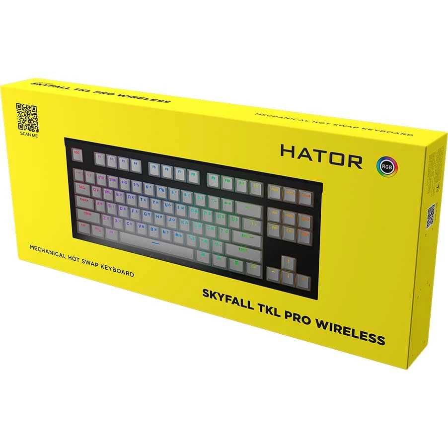 Клавиатура Hator Skyfall TKL PRO Wireless Lilac (HTK-669)