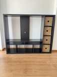 Movel TV sala módulo de arrumação preto IKEA