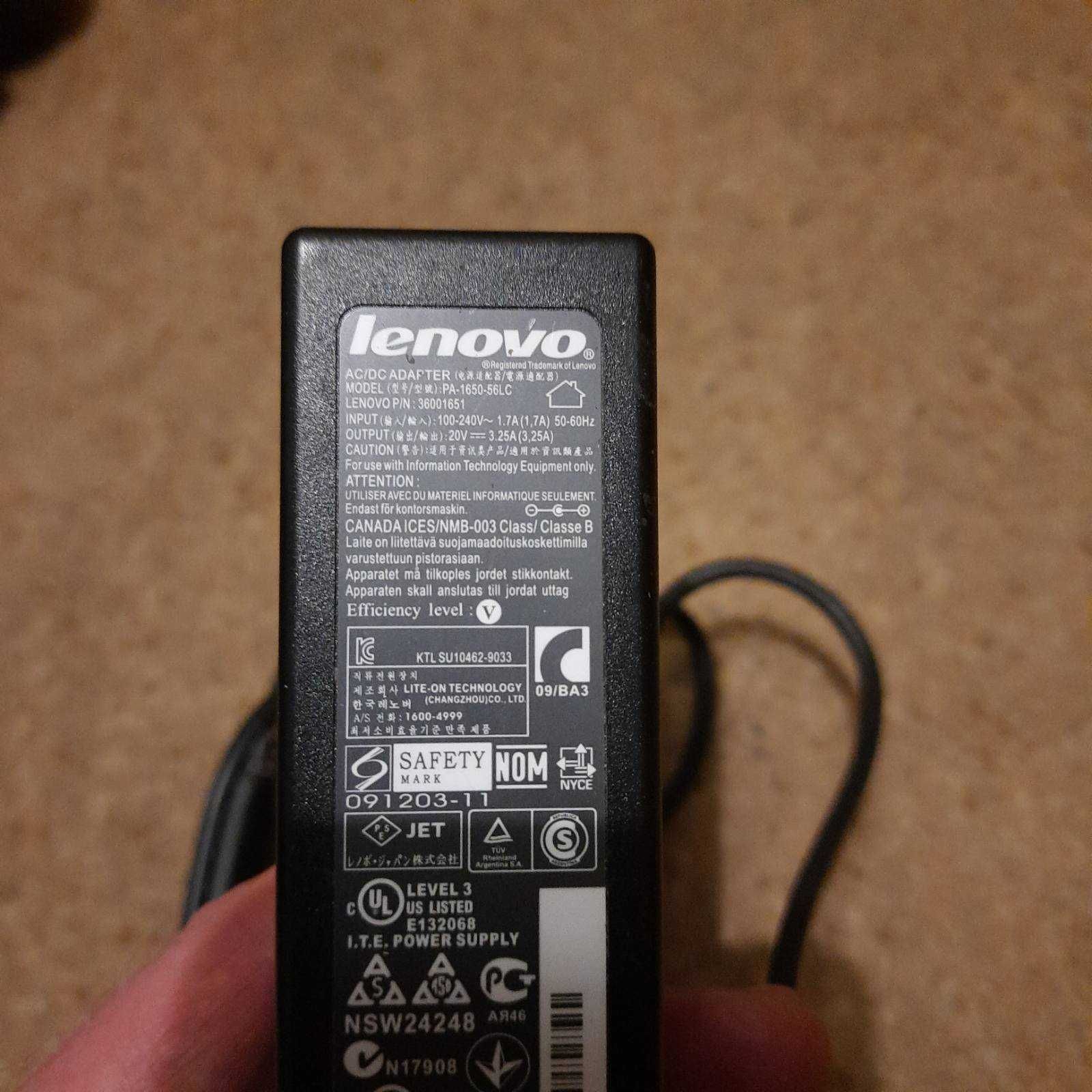 Продам блок питания к ноутбуку Lenovo