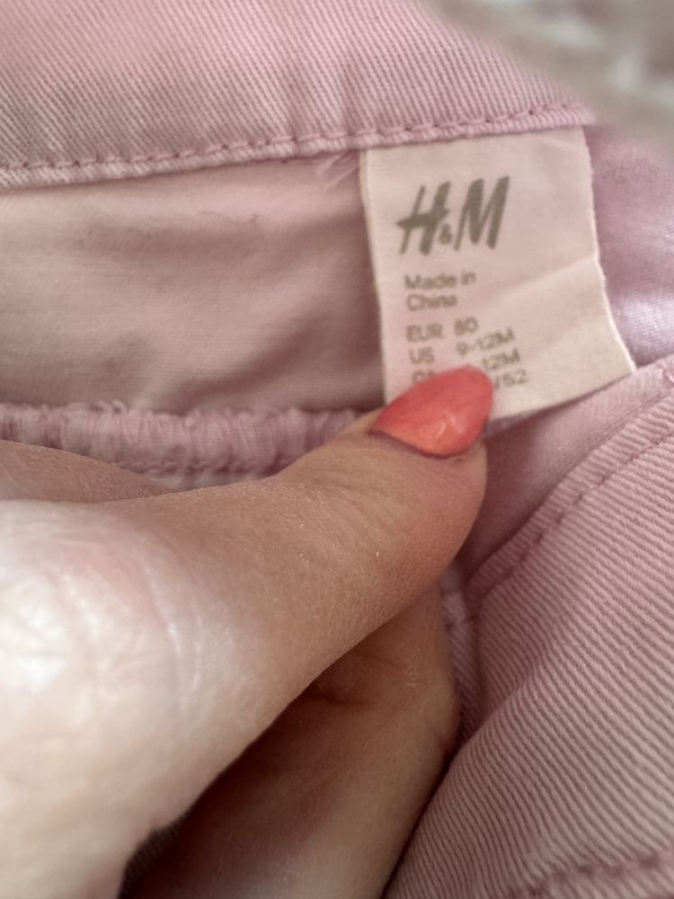 4 sukienki z krótkim rękawem h&m 80